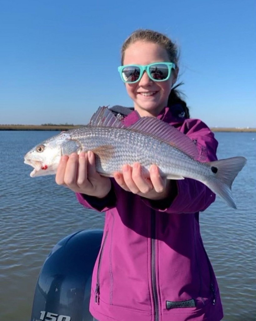 Redfish caught in Kure Beach