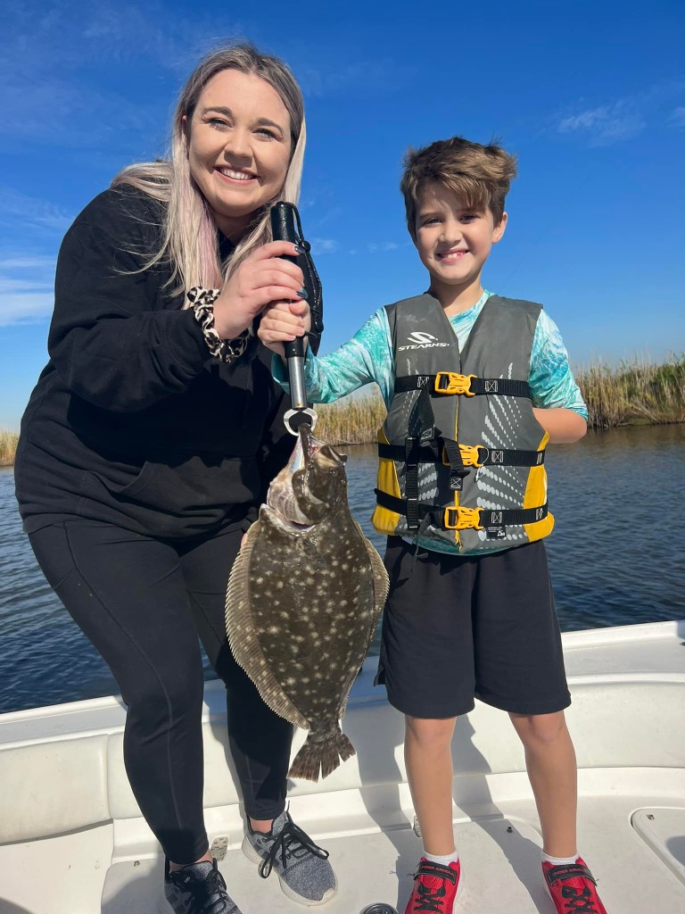 Summer Flounder fish caught in Port Arthur