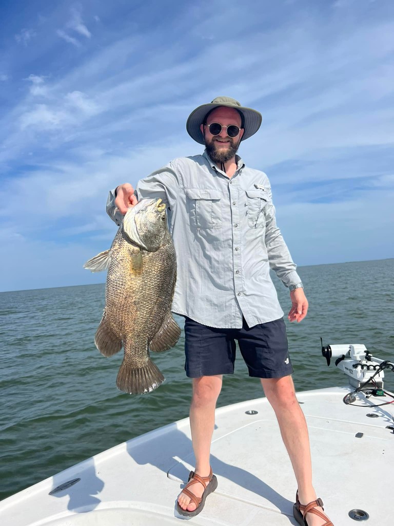 Tripletail fish caught in TX