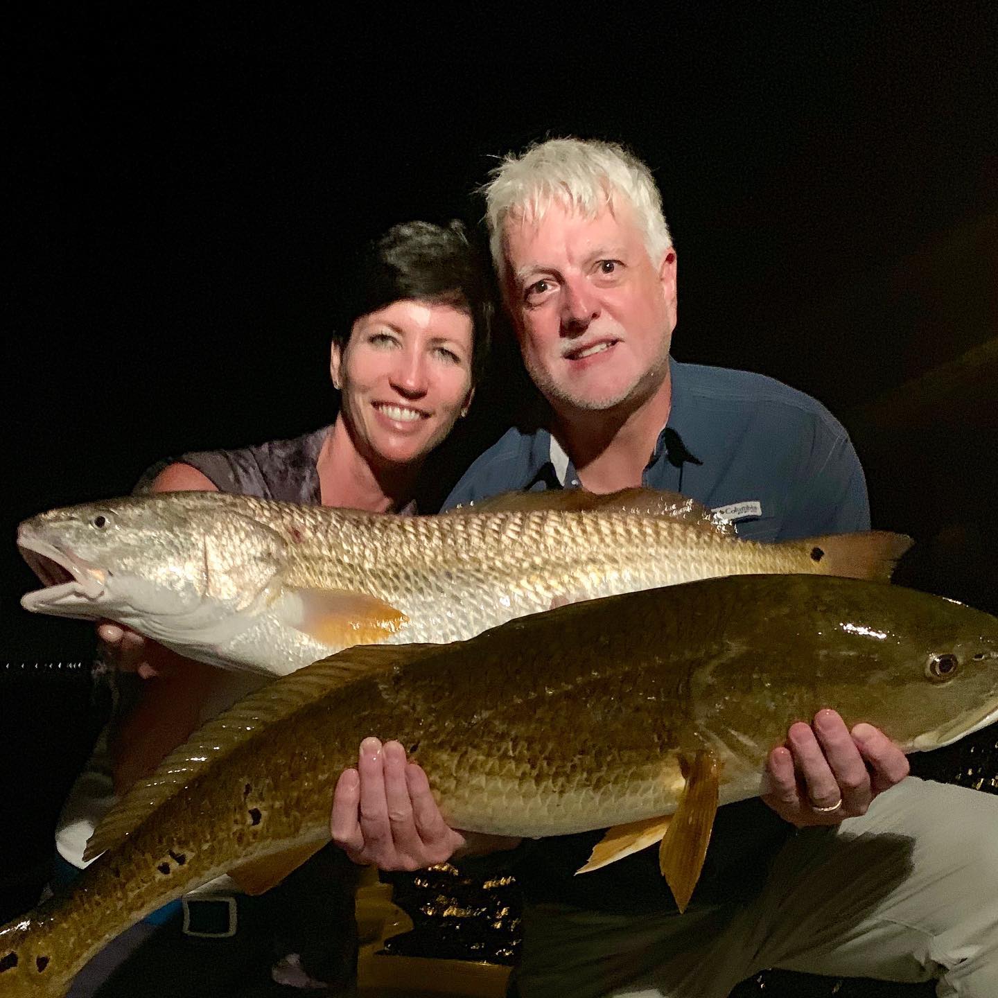 Two people fishing in FL