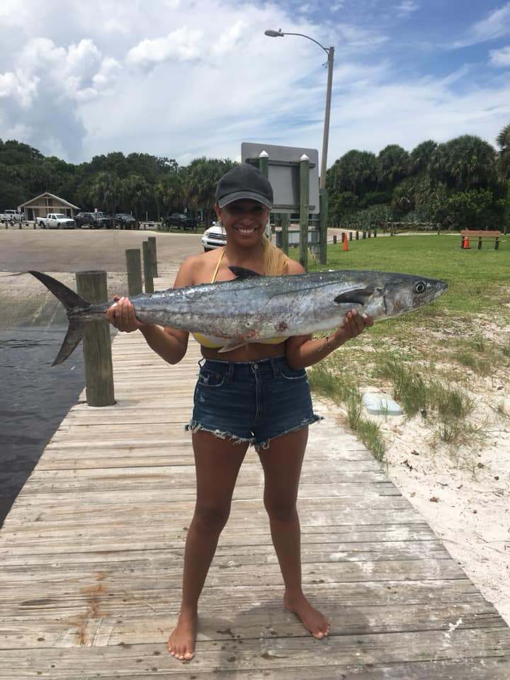Caught a mighty king mackerel in FL