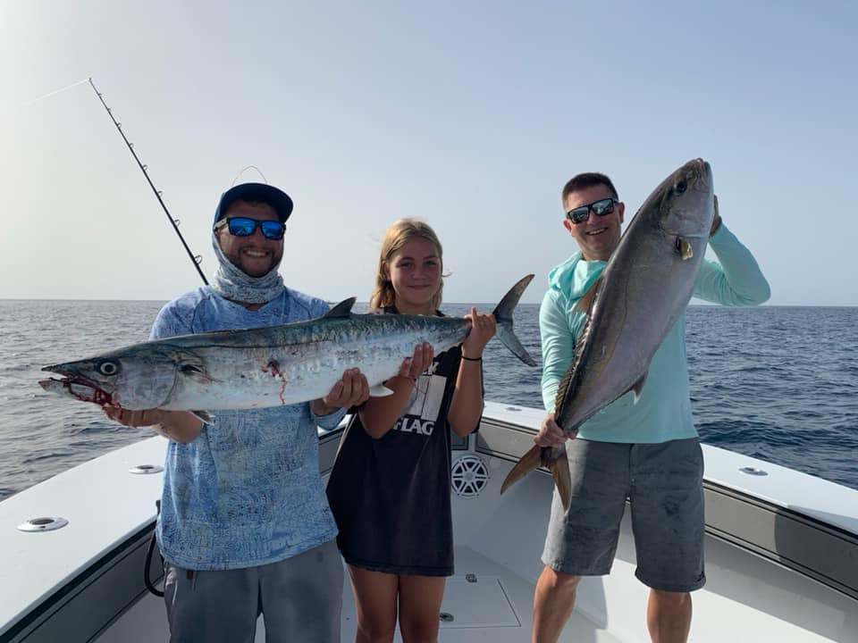 2 king mackerel fish caught in Fort Pierce