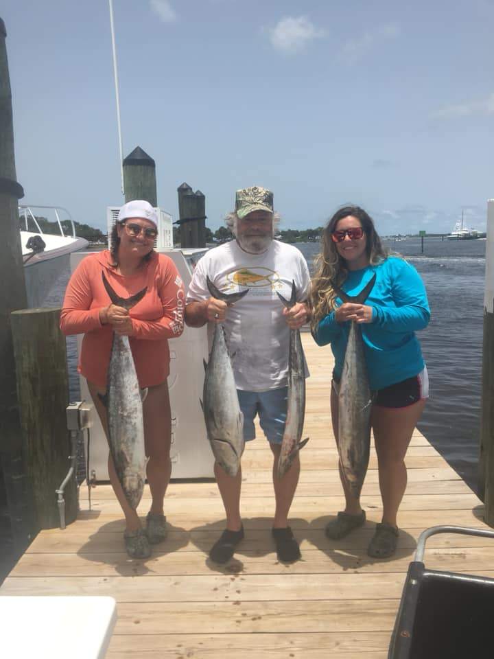 3 king mackerel fish caught in Fort Pierce