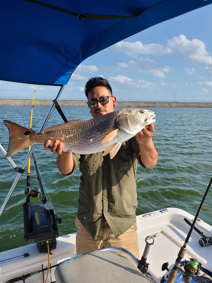 Redfish caught by angler in TX