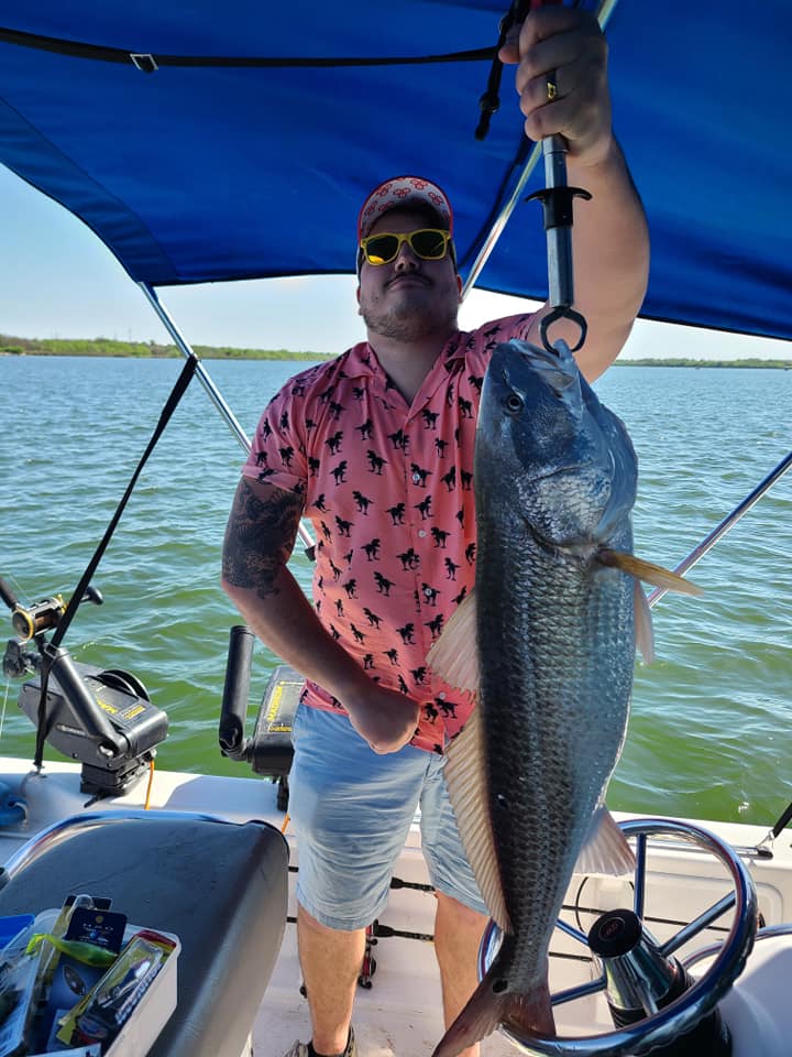 Angler with a 32-inch fish in TX