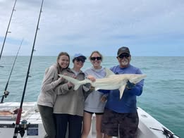 Fishing charter catch displayed on boat in Key West FL waters