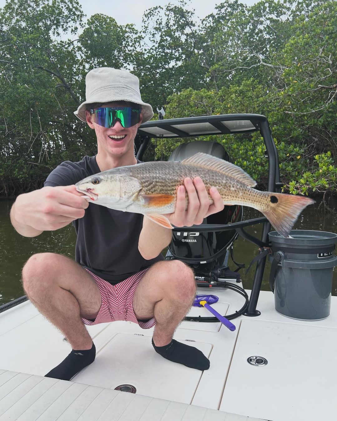 Redfish caught on fishing trip in FL