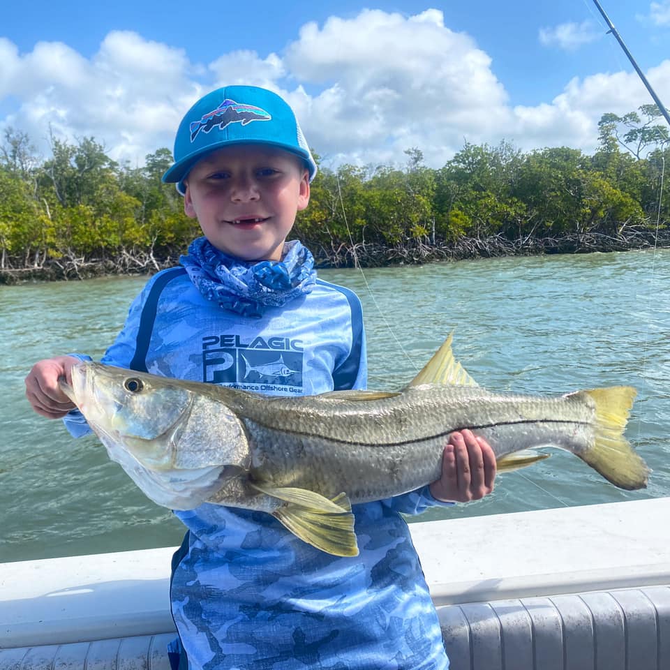 Snook fish caught while fishing in Goodland