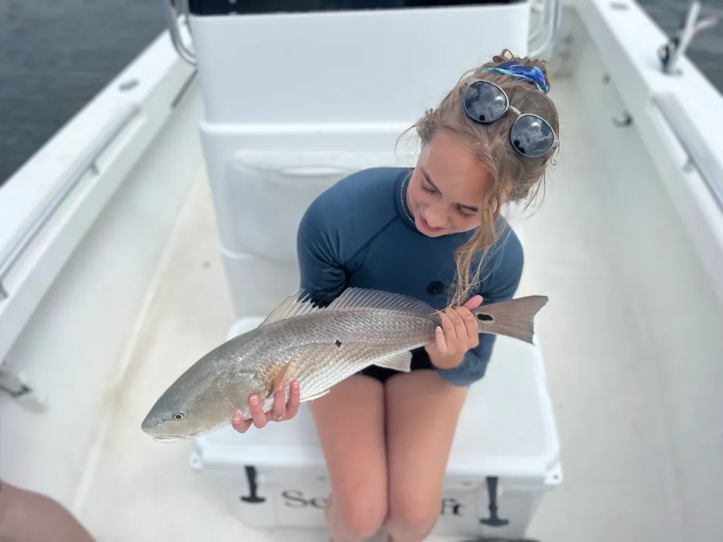 1 angler fishing in NC