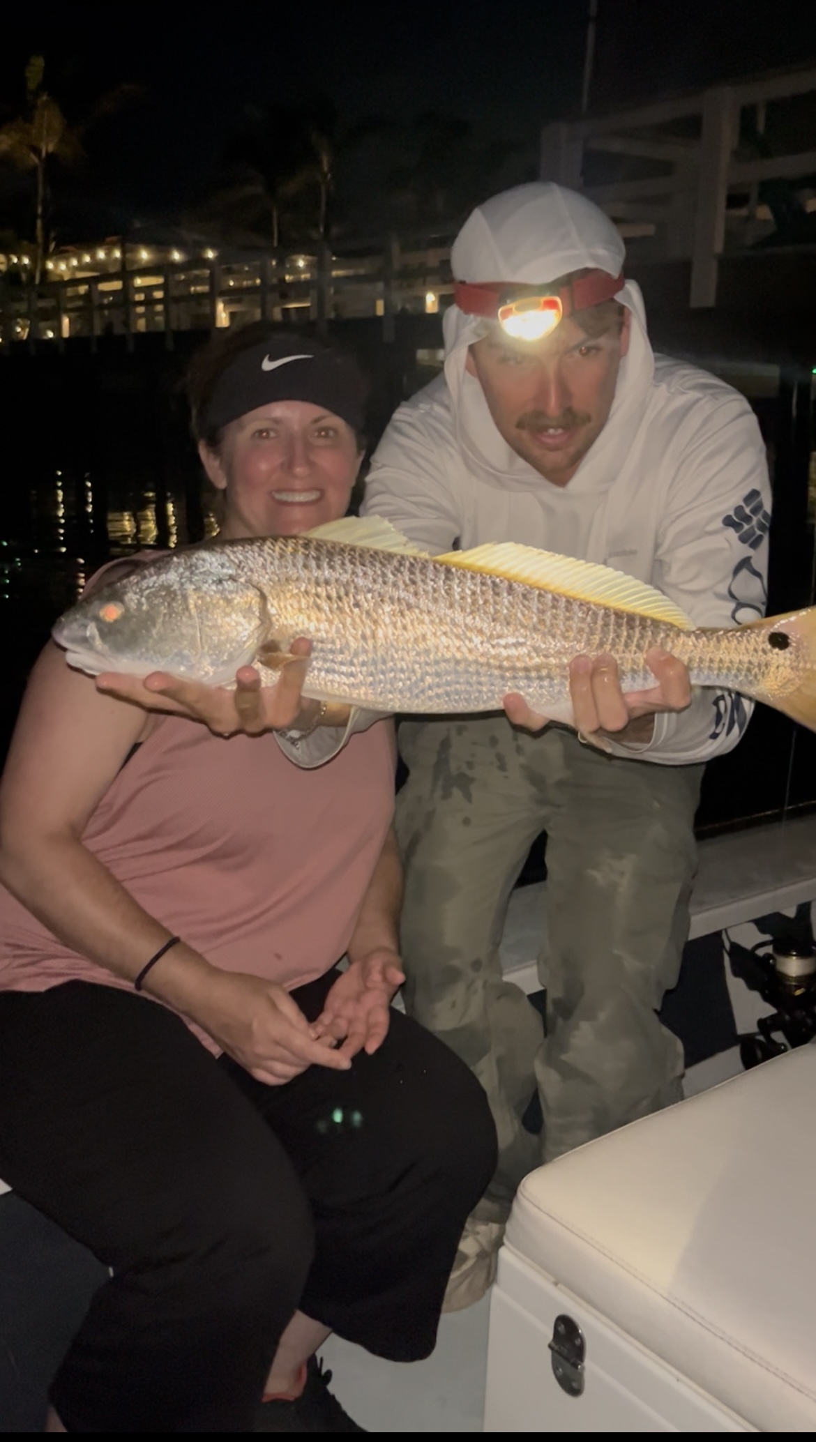 Redfish caught by two anglers in St. Petersburg