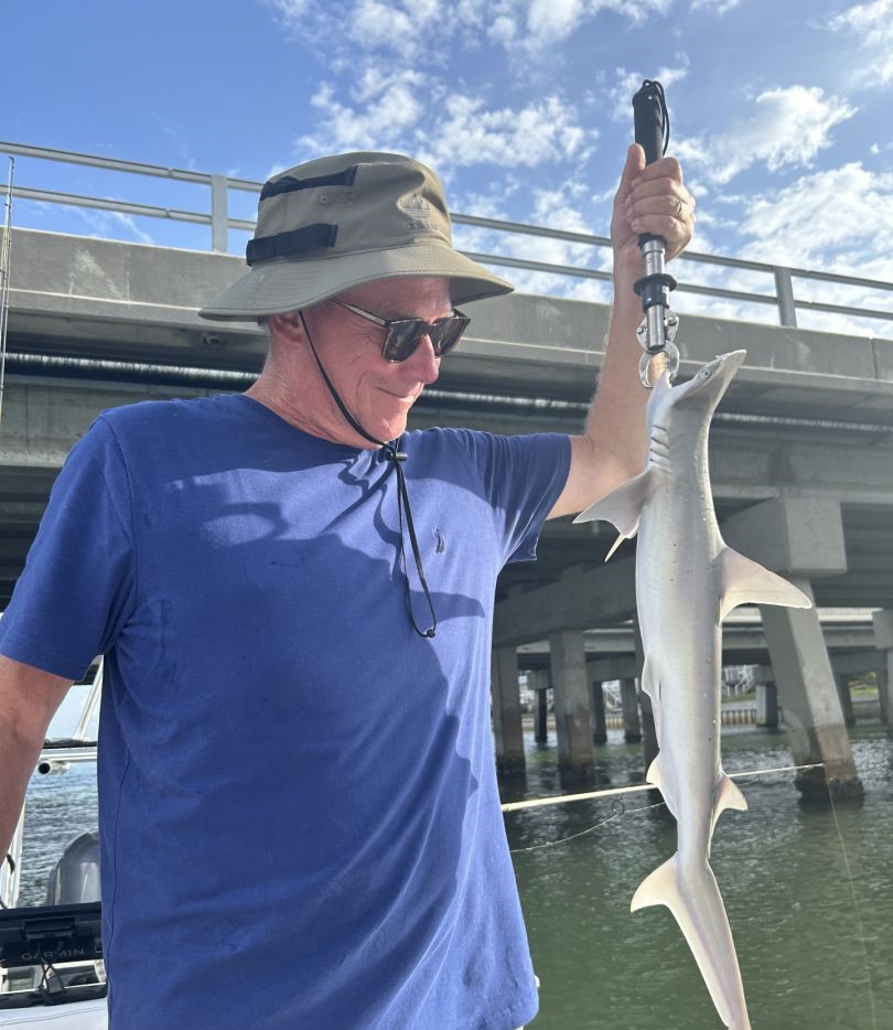 Whitetip reef shark caught fishing in FL