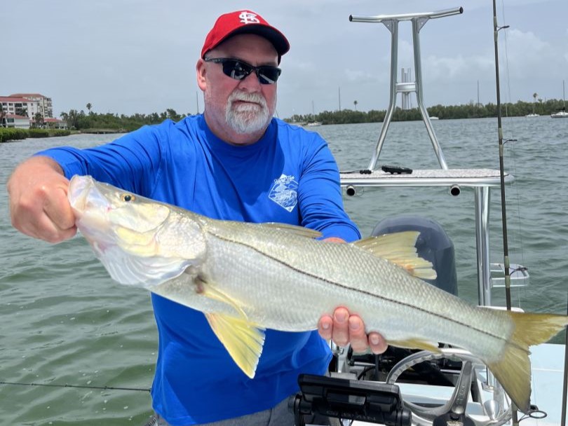 St. Petersburg inshore fishing charter boat with Captain Andy targeting Redfish and Grouper