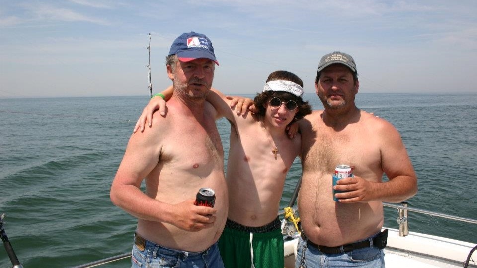 Four people enjoying a day in Lewisetta