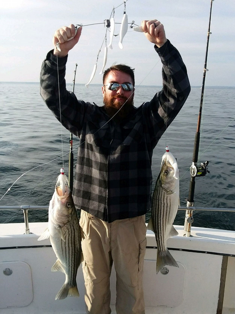 Two striped bass caught in VA