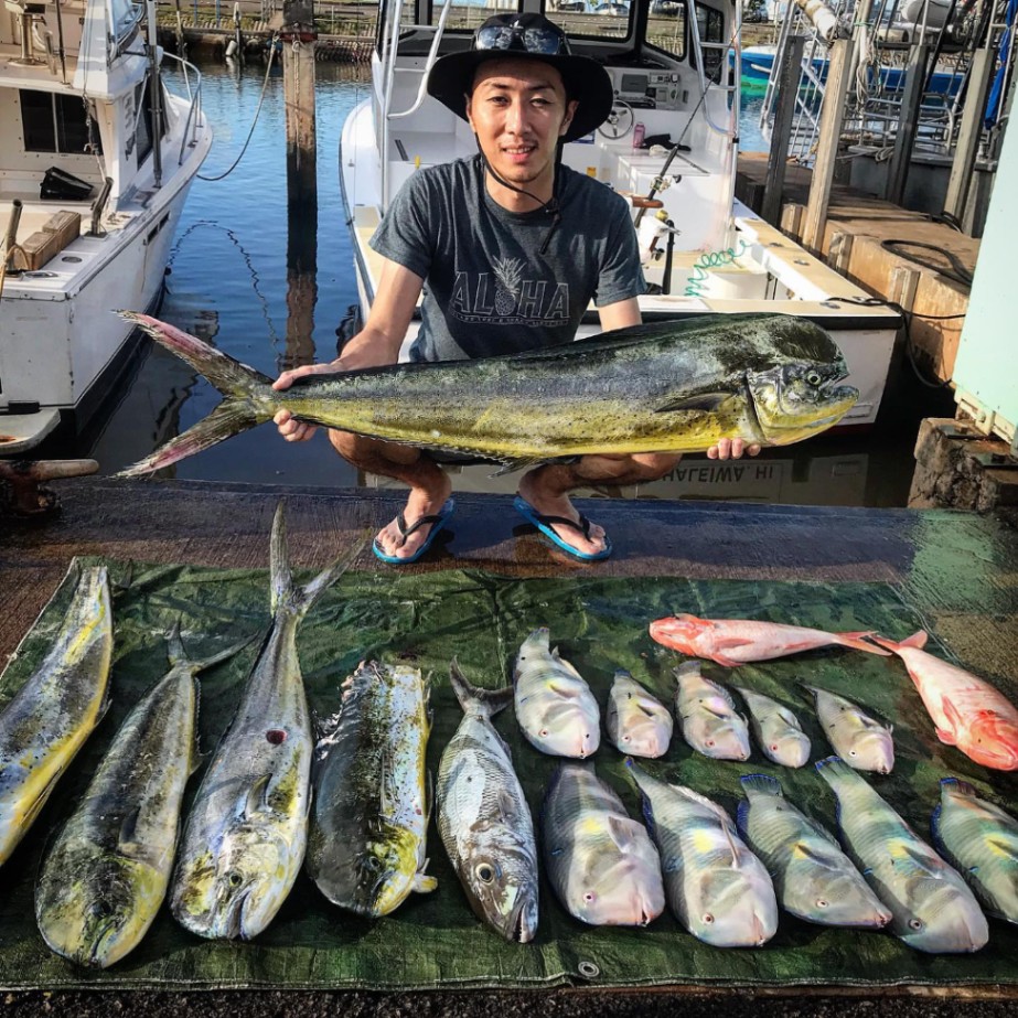 5 big fish caught by angler in Hawaii