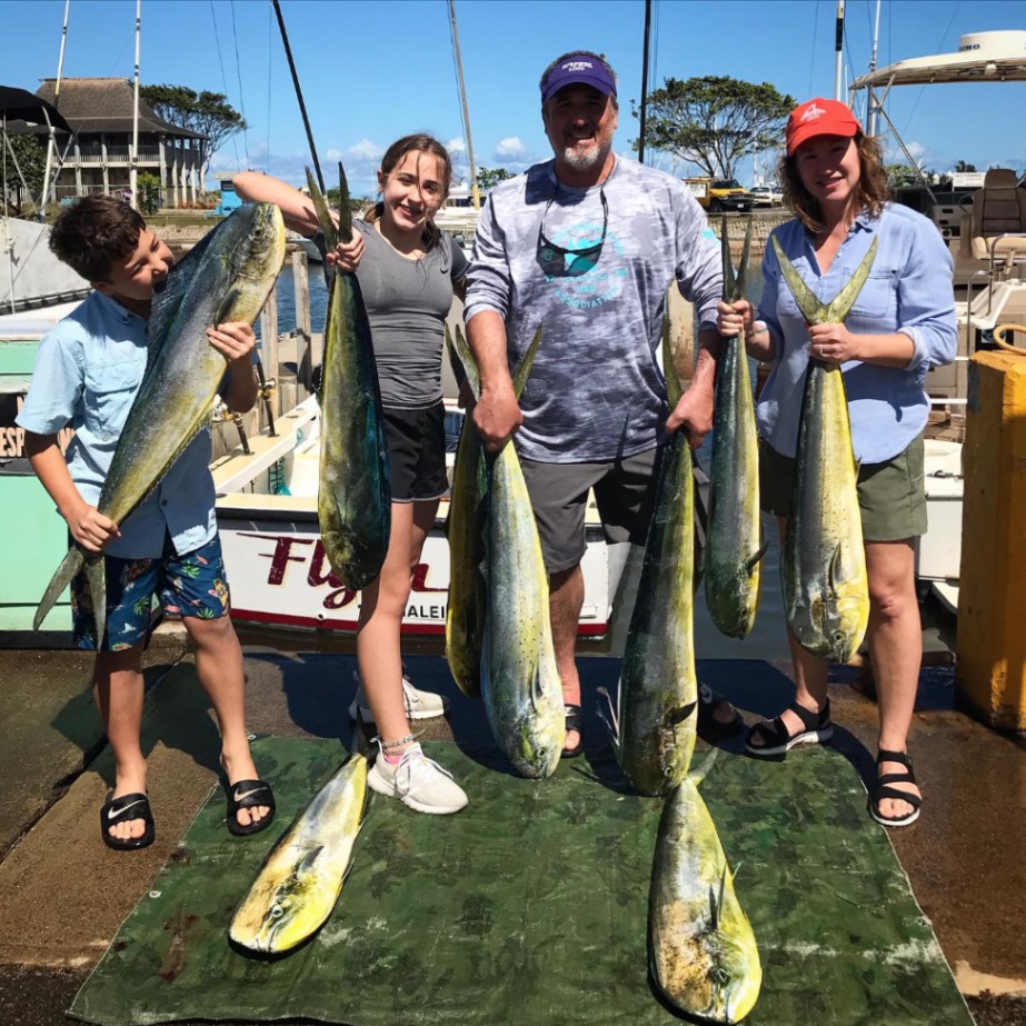 7 big fish caught at Haleiwa