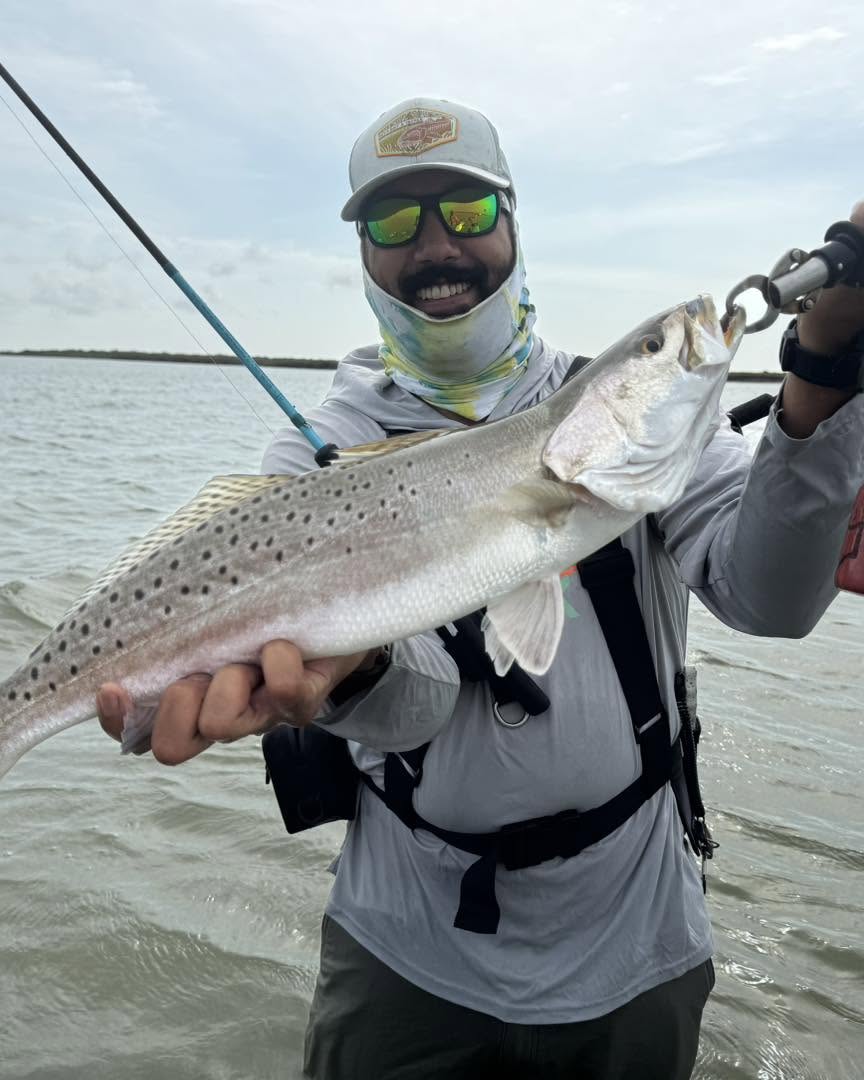 Speckled trout catch from Aransas Pass TX fishing trip