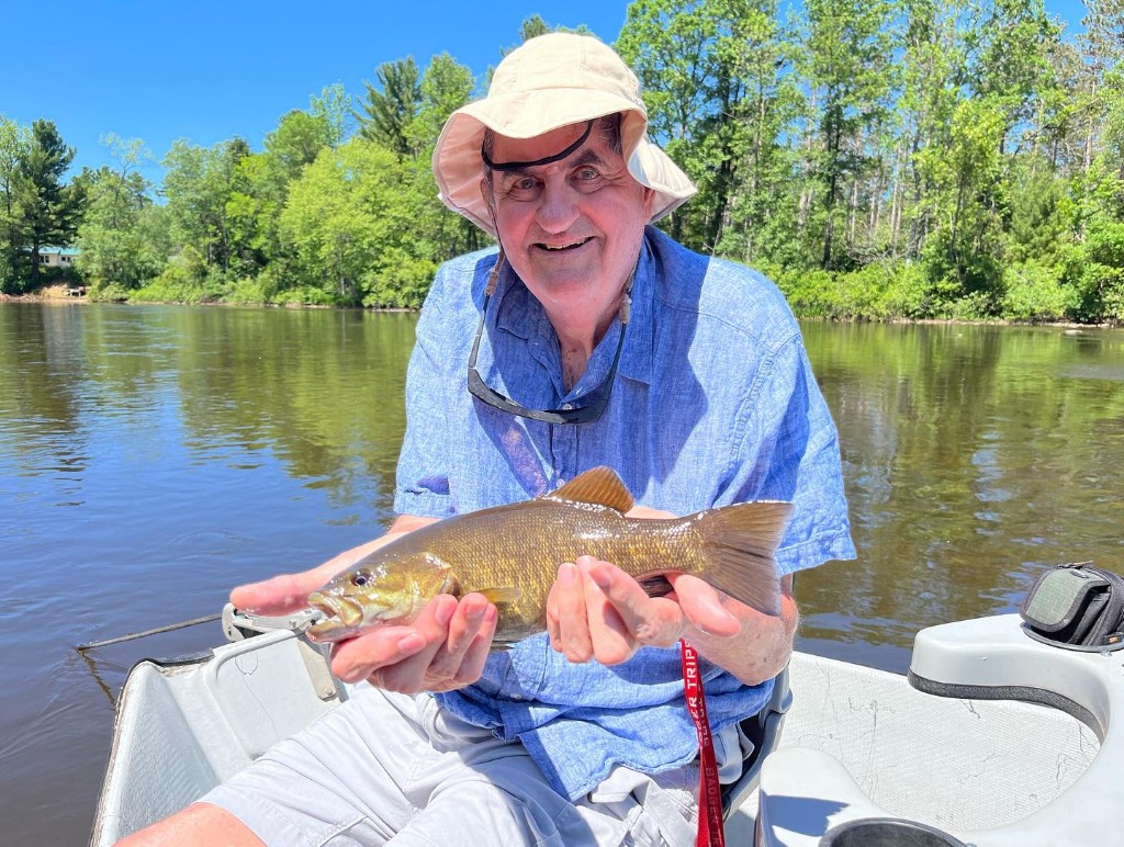 One person fishing in Wisconsin