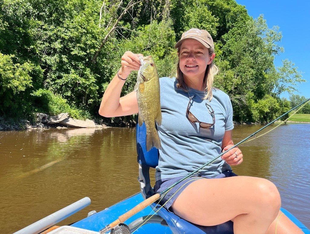 Smallmouth bass caught in Omro