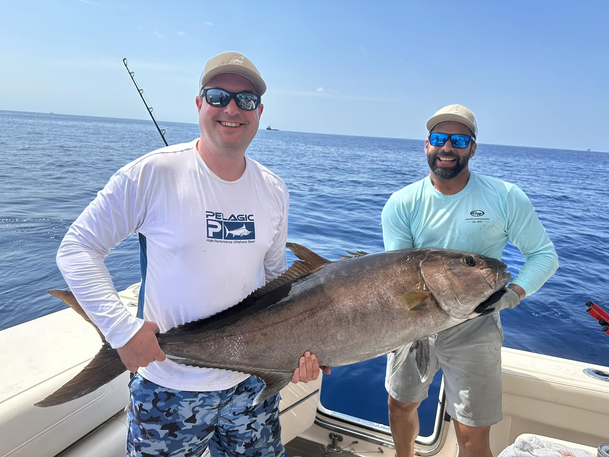 Anglers fishing in Galveston