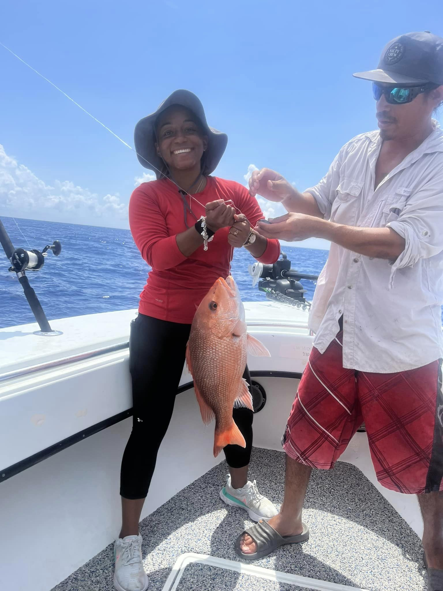 Grey Snapper, 17 inches, fishing in TX