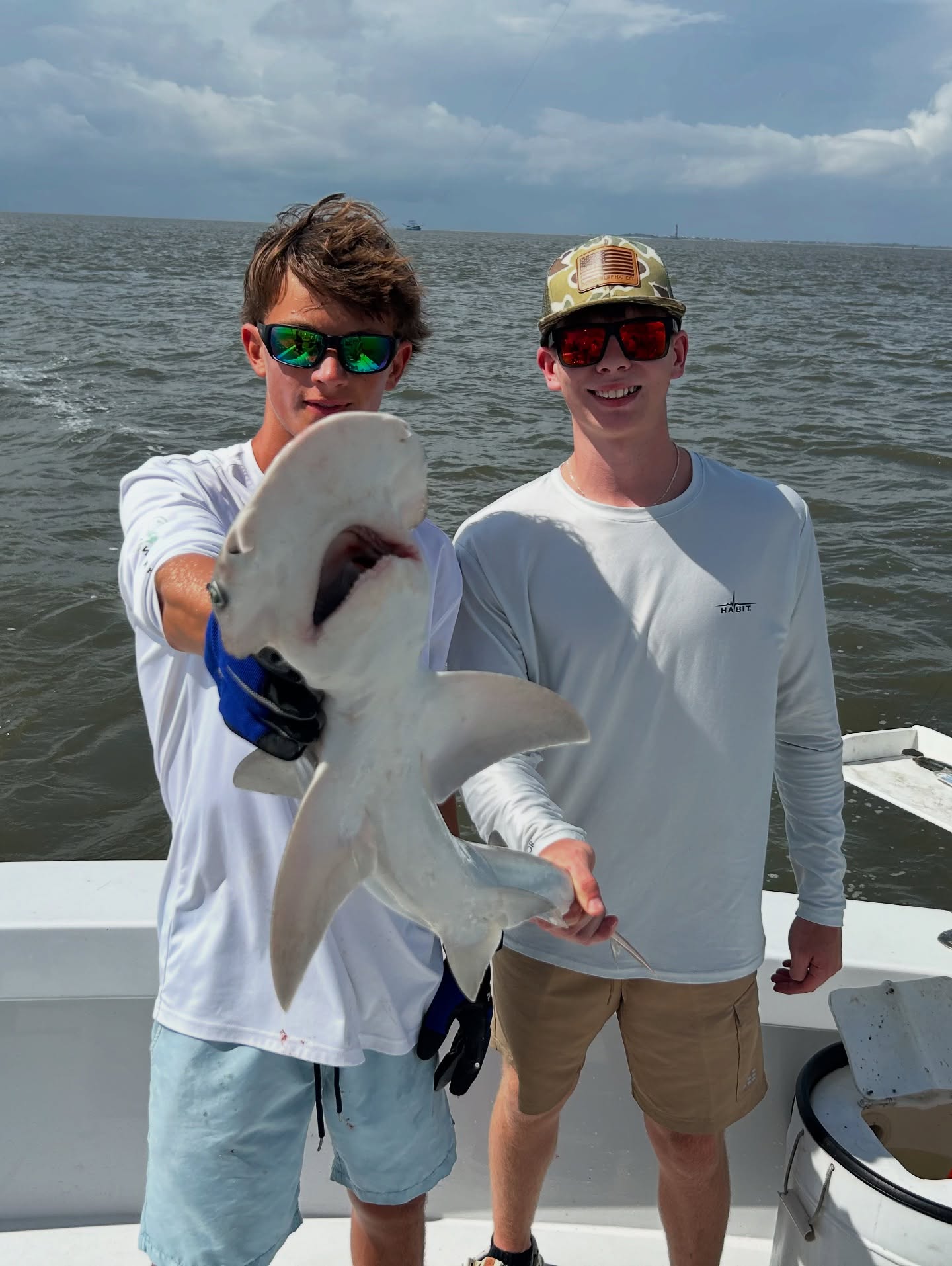 Bonnethead shark caught during fishing trip in Charleston SC waters