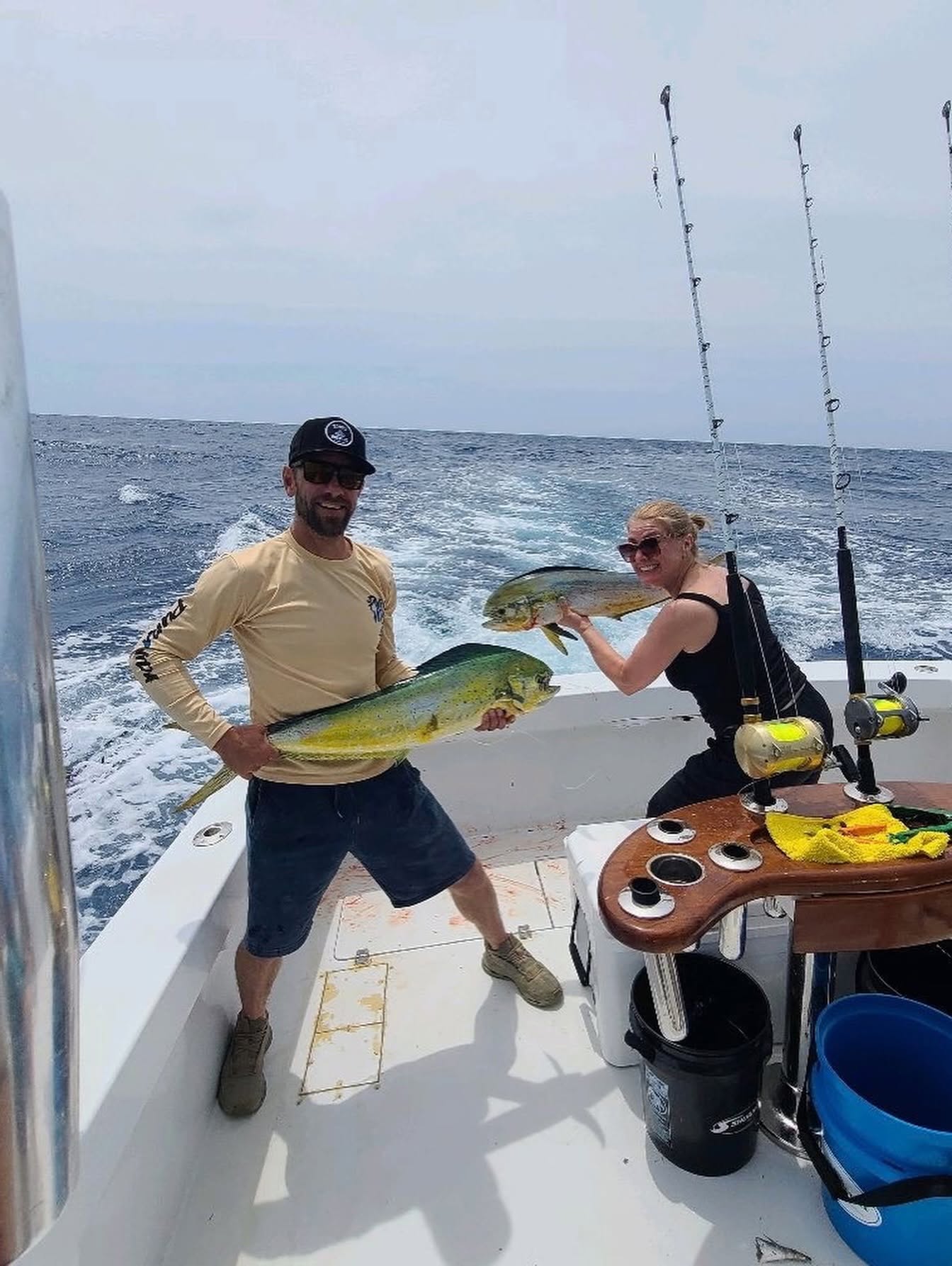 Two mahi mahi caught during fishing trip in Charleston SC