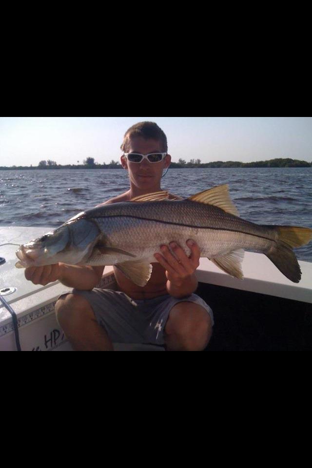 Snook fish caught while fishing in FL