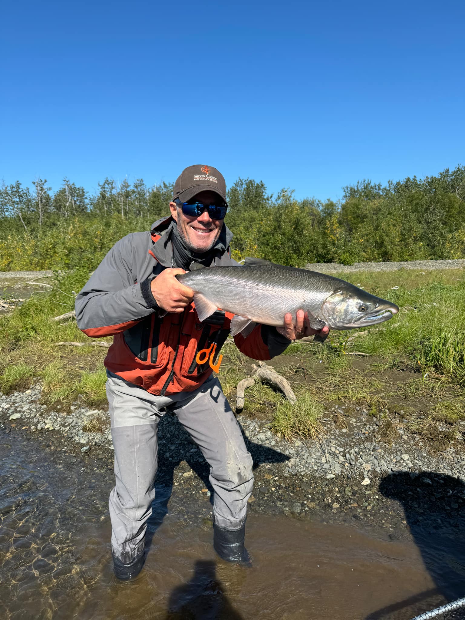 Coho Salmon caught while fishing in AK