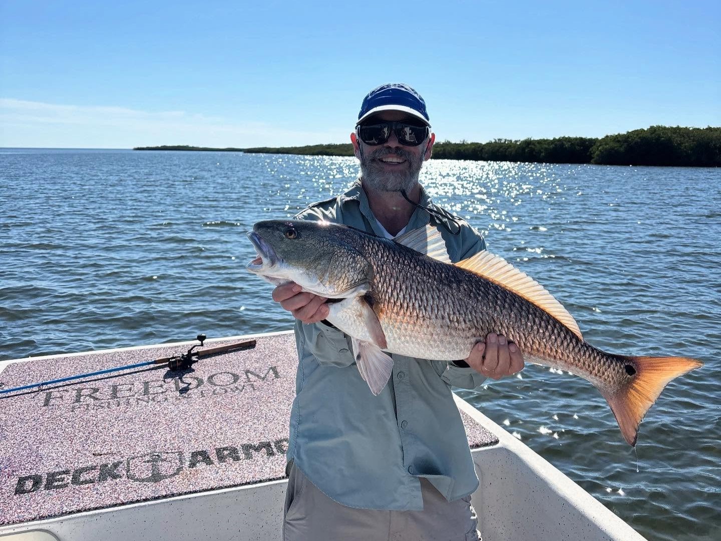 4-hour inshore fishing charter in Spring Hill FL targeting redfish, snook, and trout