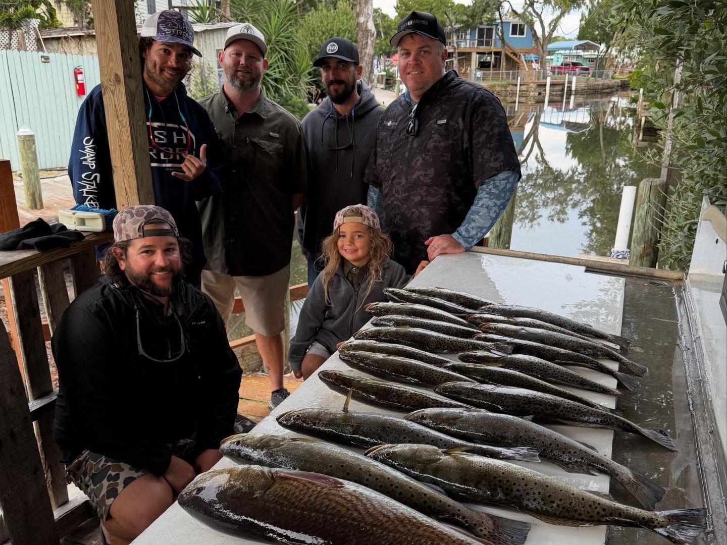 8 Hour Inshore Fishing Charter Spring Hill FL - Redfish Snook Trout Grouper - Up to 2 Guests