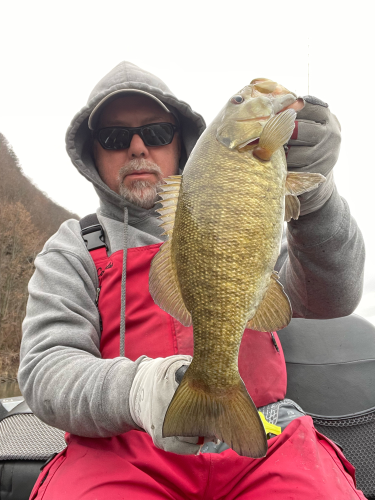 Angler with a 19-inch fish in PA