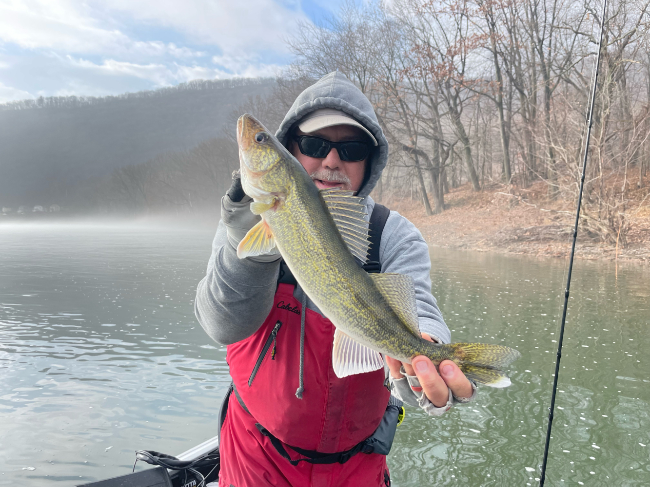 Angler fishing in Pennsylvania
