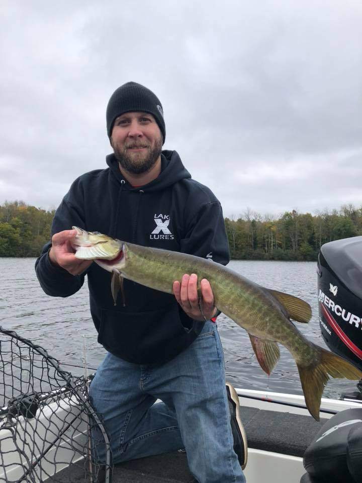 Muskellunge fishing catch in WI