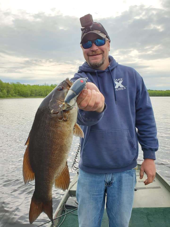 Smallmouth Bass caught in Phillips
