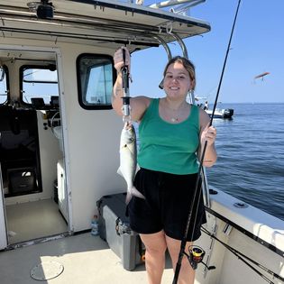 Angler with 14-inch fish in Maryland