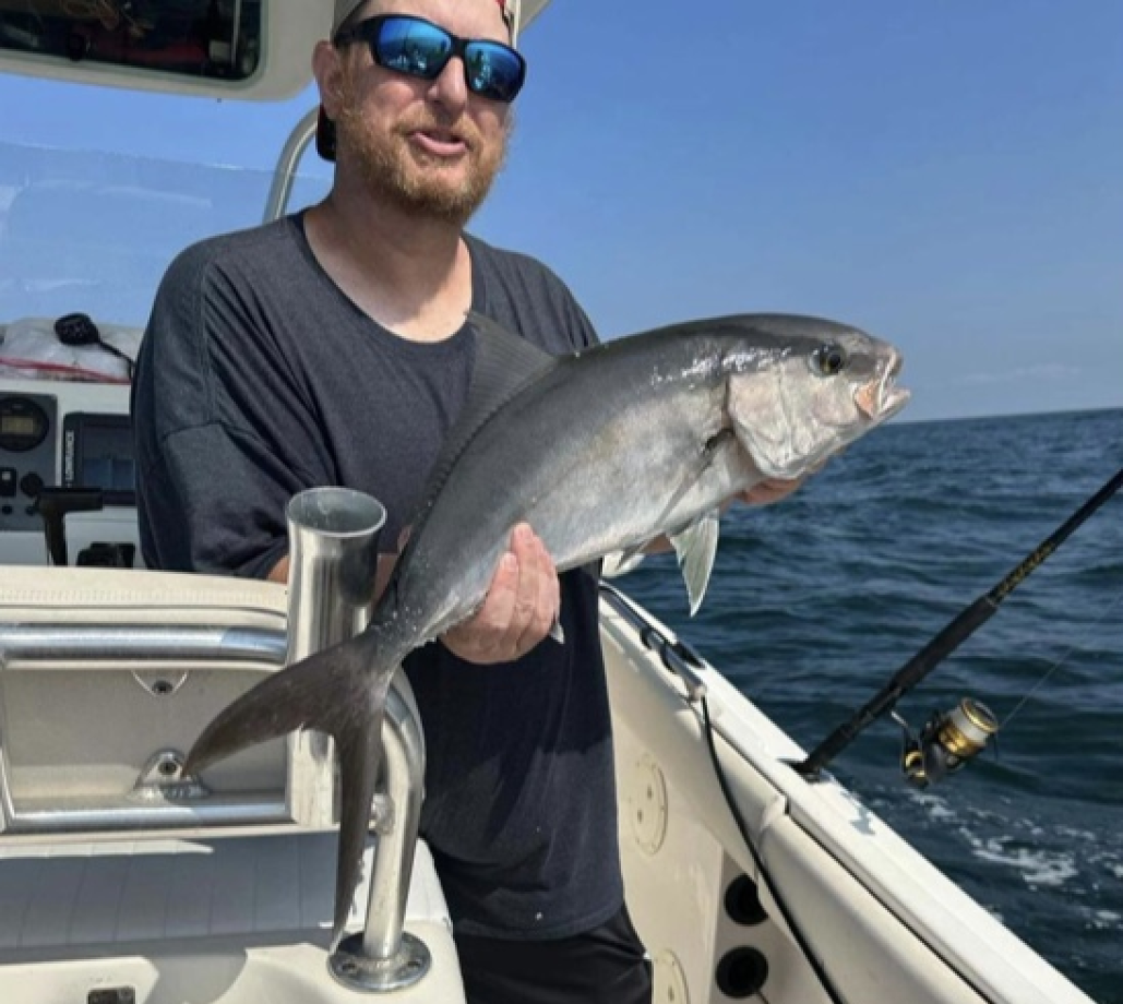 Longfin Yellowtail fish caught in Gulf Breeze
