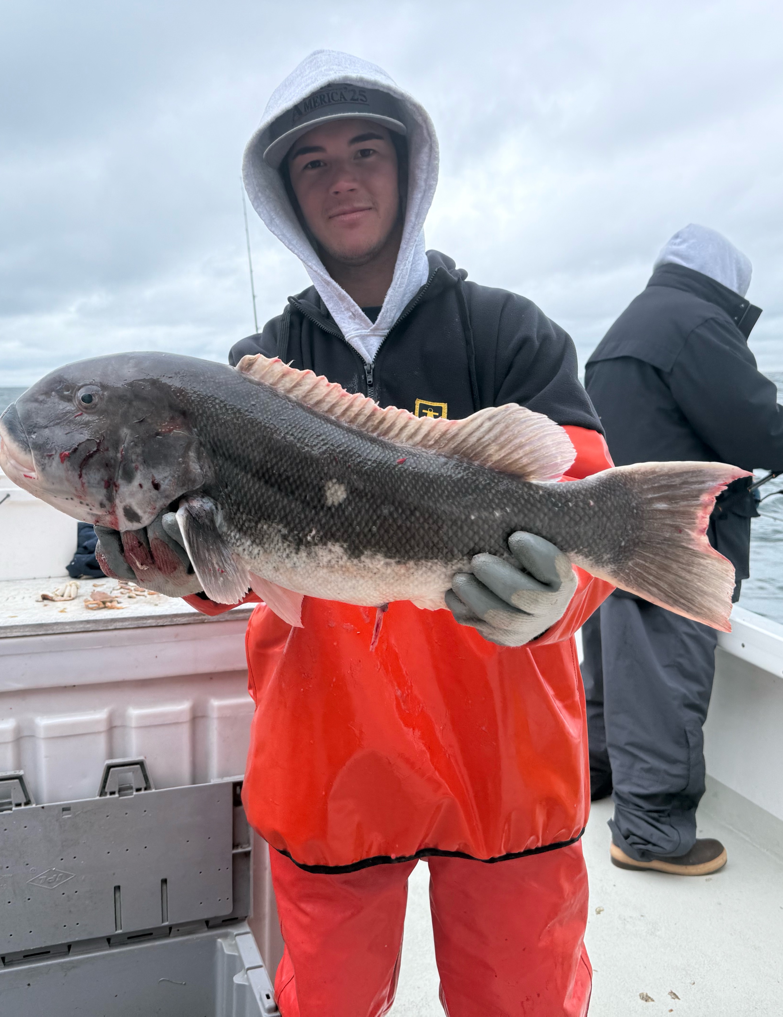Angler enjoying a cruises and fishing trip in Cape May