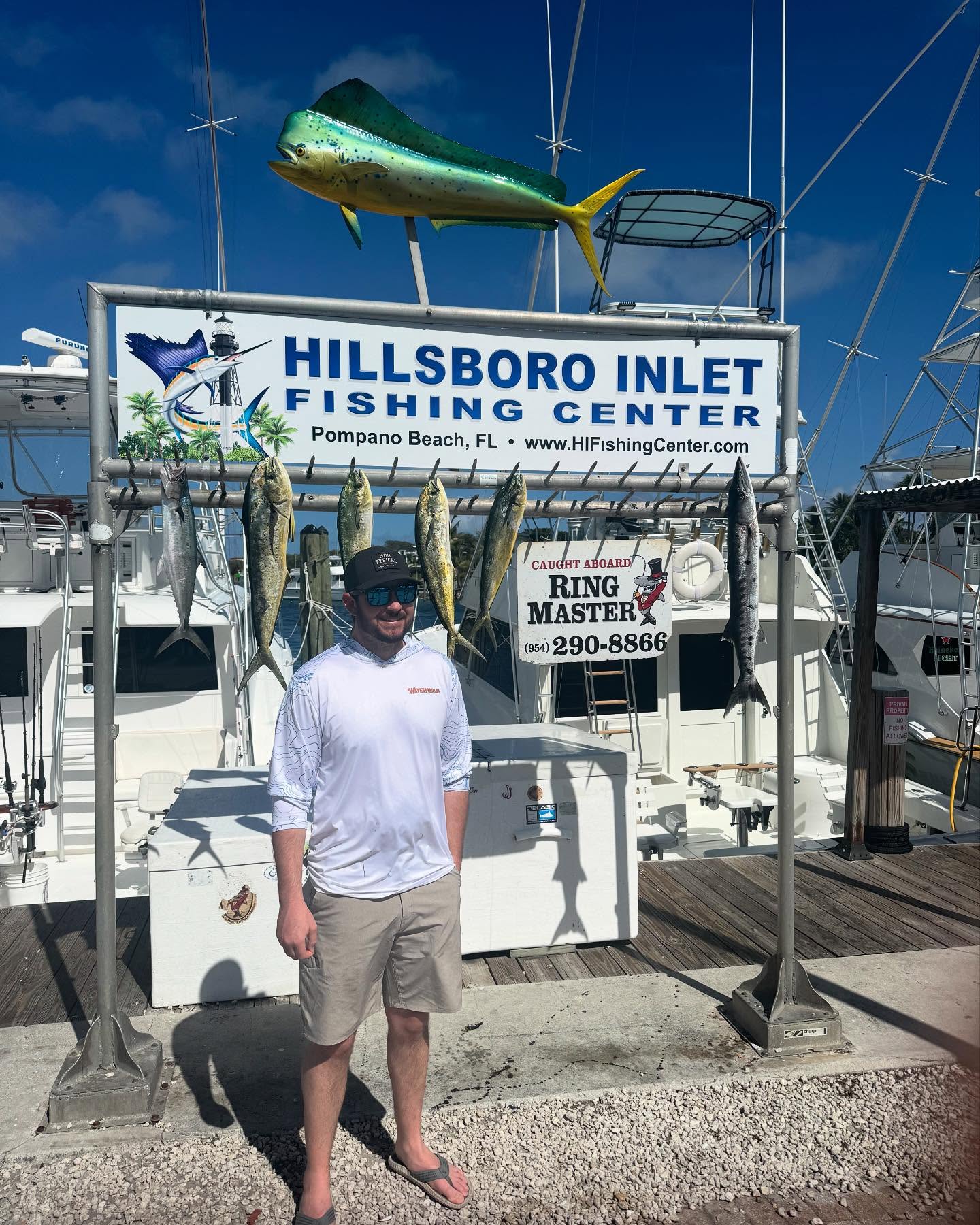6 mahi mahi and great barracuda caught in FL