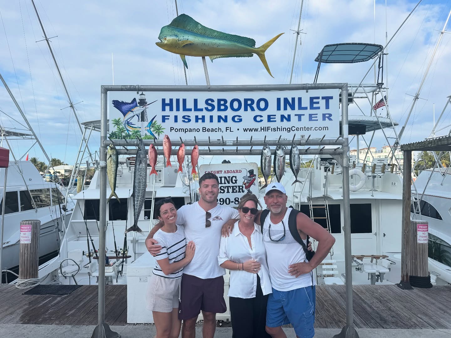 3 wahoo fish and cero mackerel caught in FL