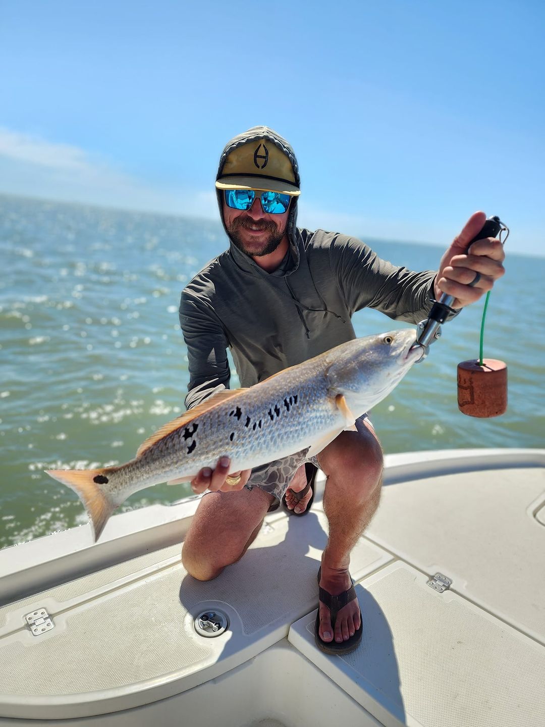 Redfish caught on Tiki Island