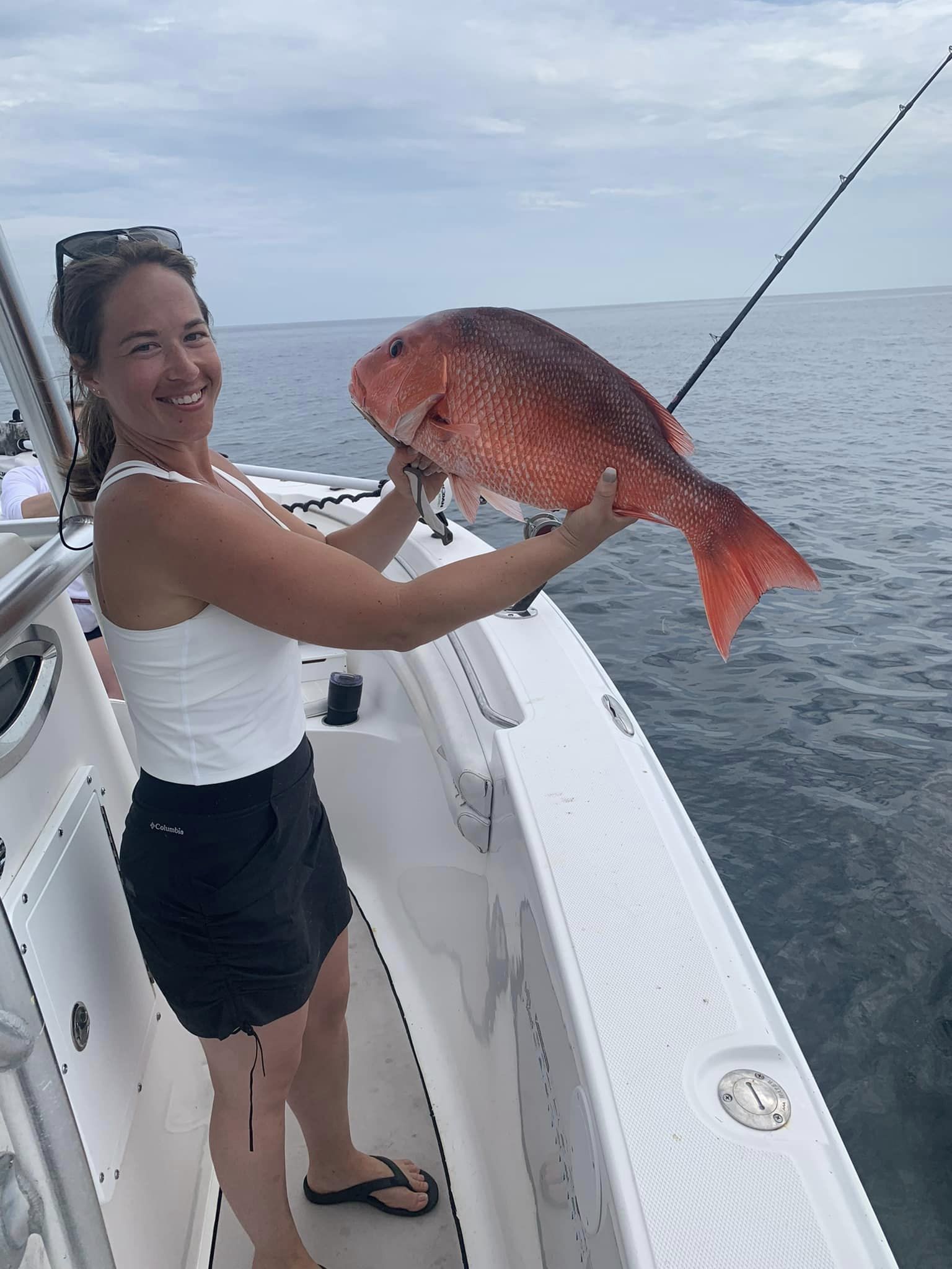 Lone angler fishing in Carrabelle
