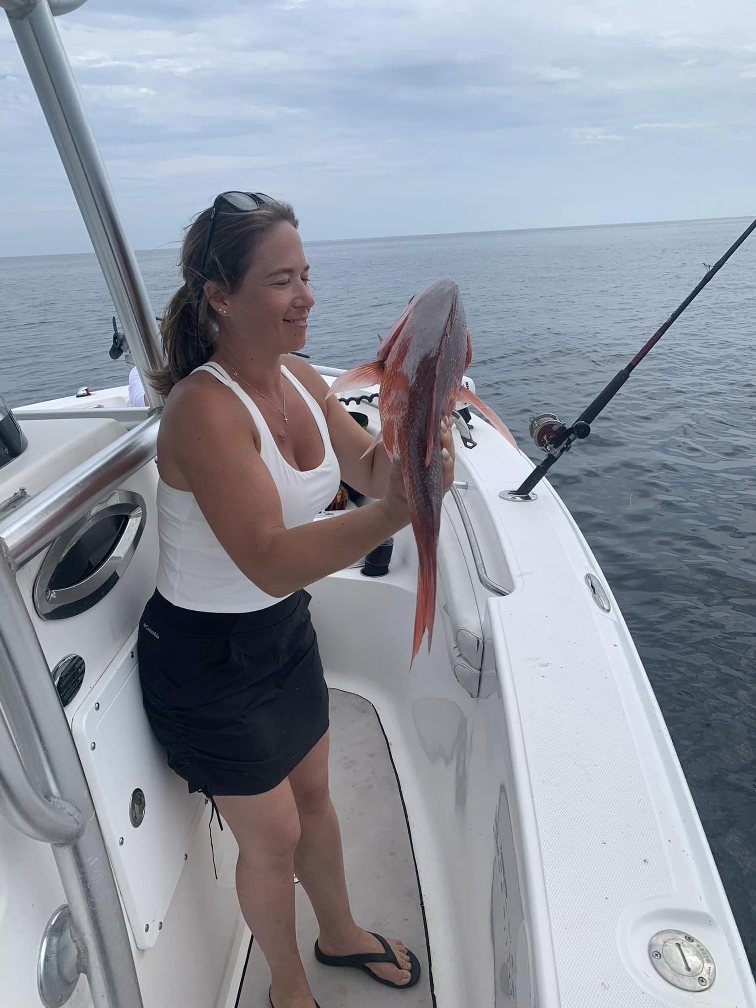 Gafftopsail sea catfish, 19 inches, fishing in FL
