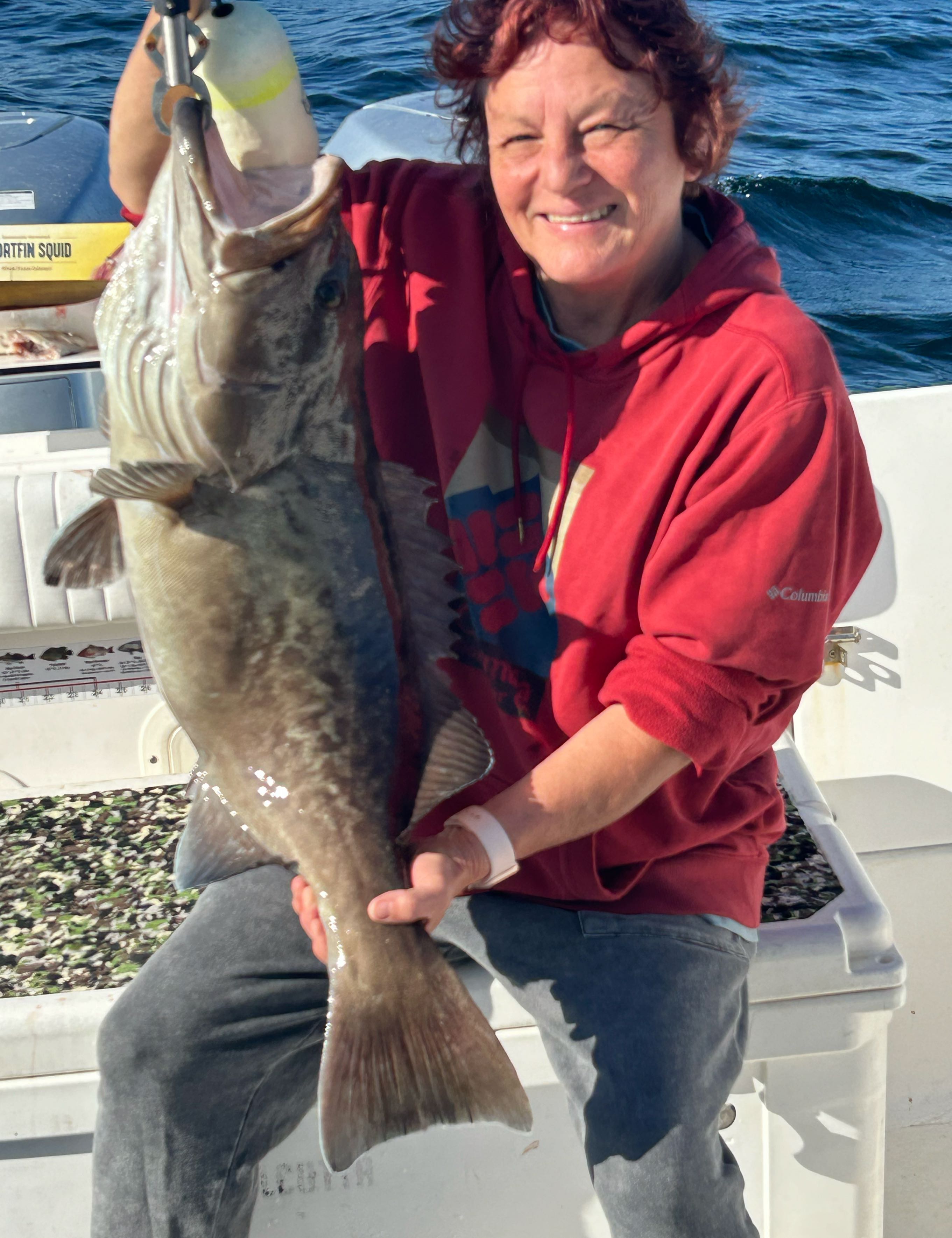 Gag grouper, a 26-inch fish, caught in Carrabelle