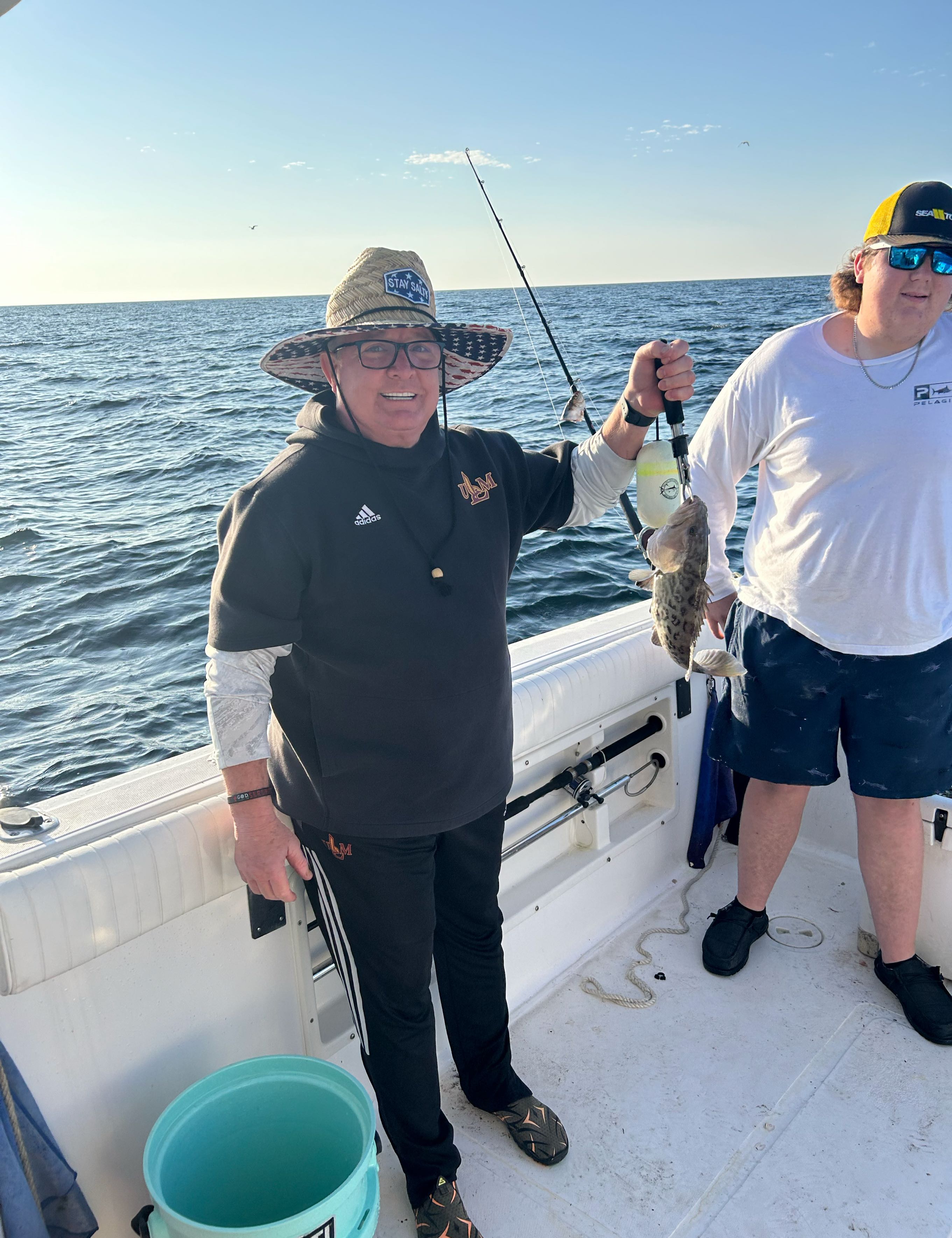 Gag Grouper, 8 inches, caught while fishing in Carrabelle
