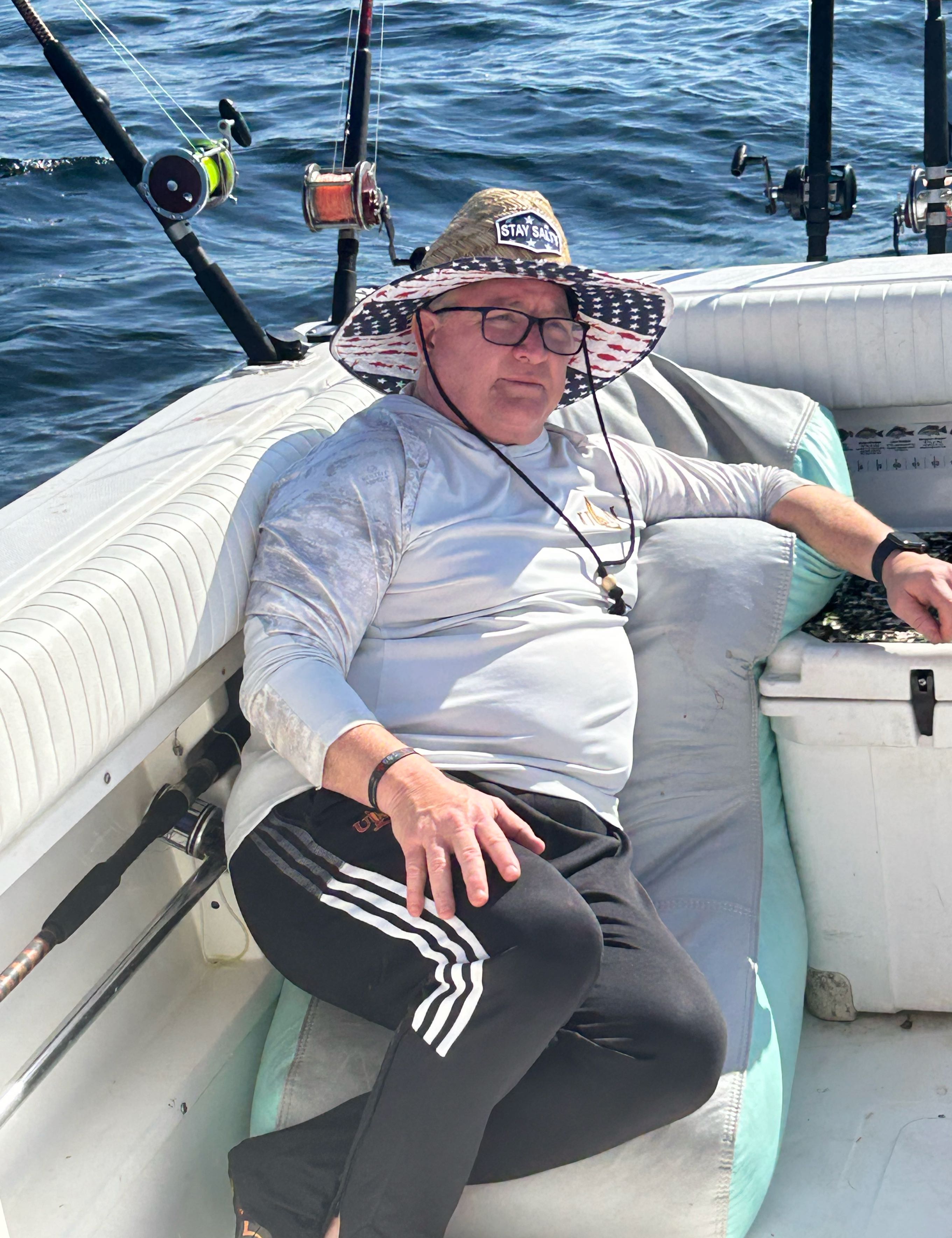 Person fishing in Carrabelle, Florida