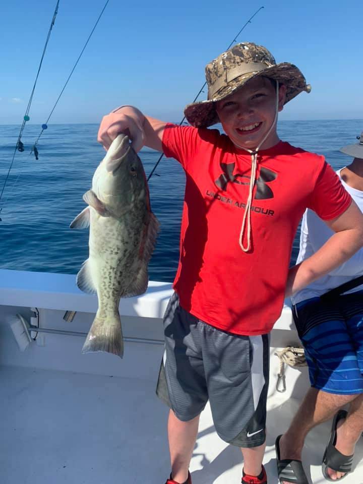 Gag Grouper, 15 inches, caught at Atlantic Beach