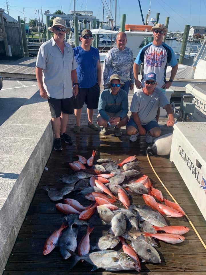 Catch of the day: a magnificent Greater Amberjack fish, measuring 23 inches, caught in NC