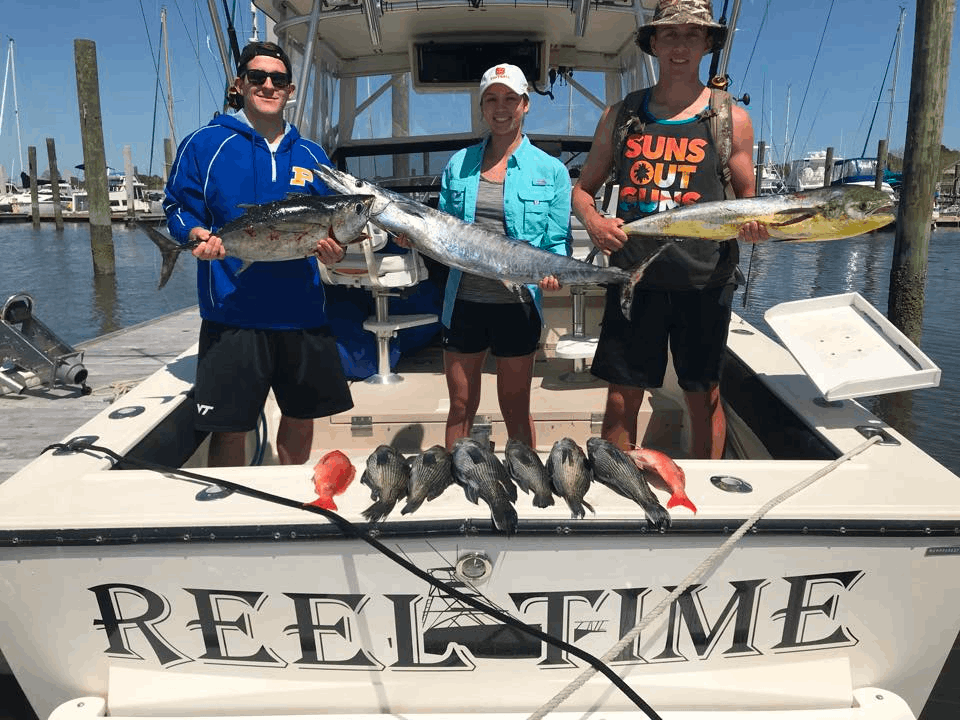 Four big fish caught in Atlantic Beach
