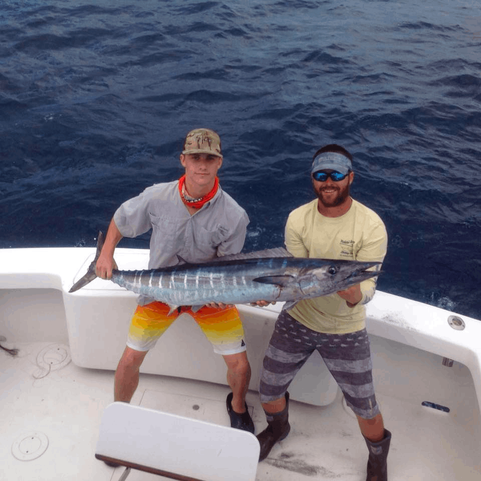 Wahoo fish caught at Atlantic Beach